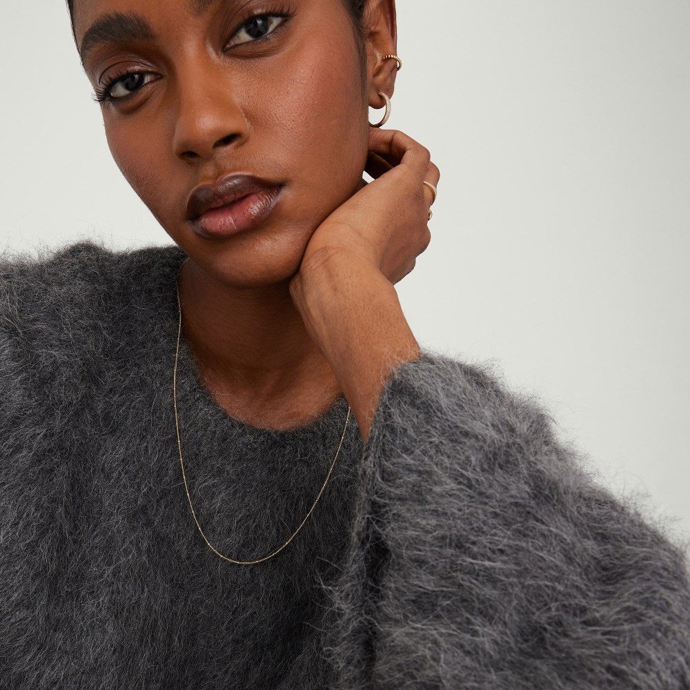 Mejuri Spheres Chain Necklace - 14k Yellow Gold