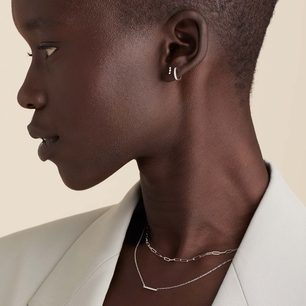 Mejuri Boyfriend Bold Chain Necklace - 14k White Gold