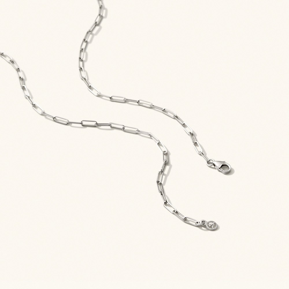 Mejuri Boyfriend Bold Chain Necklace - 14k White Gold