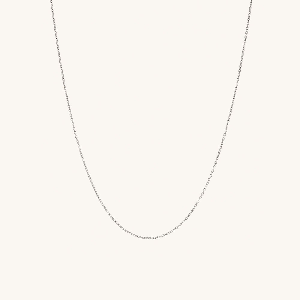 Mejuri Chain Necklace - 14k White Gold