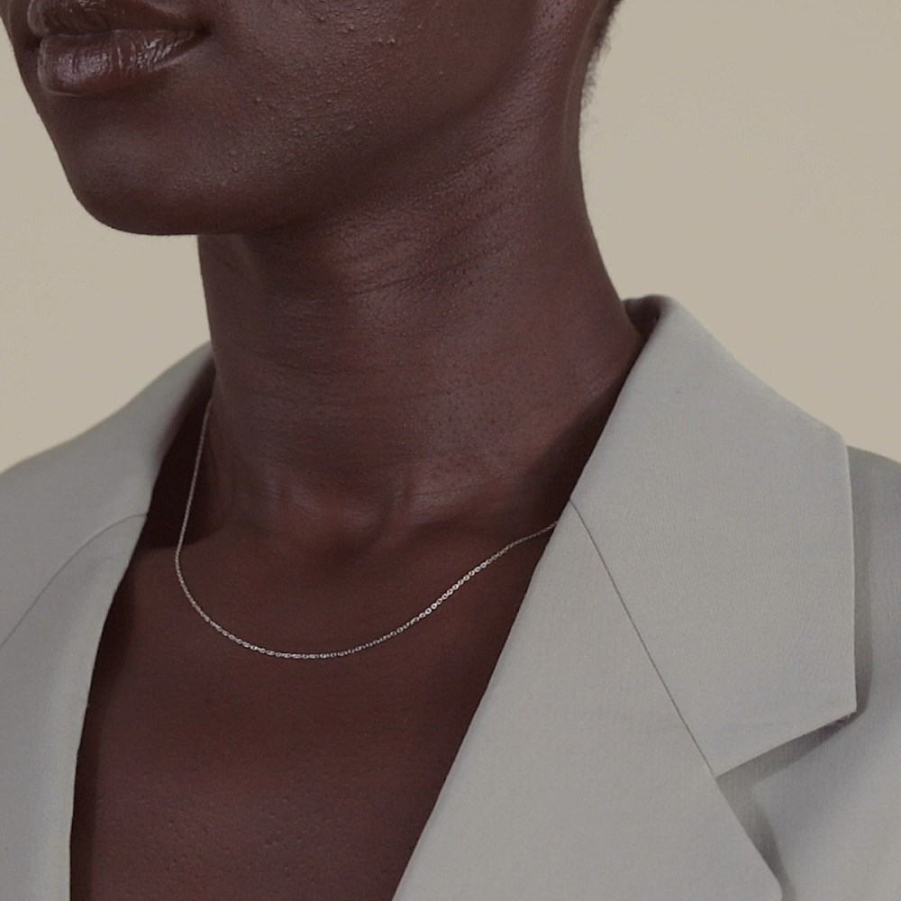 Mejuri Chain Necklace - 14k White Gold