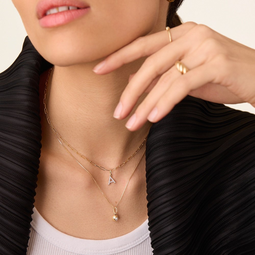 Mejuri Birthstone Sphere Charm - 14k Yellow Gold