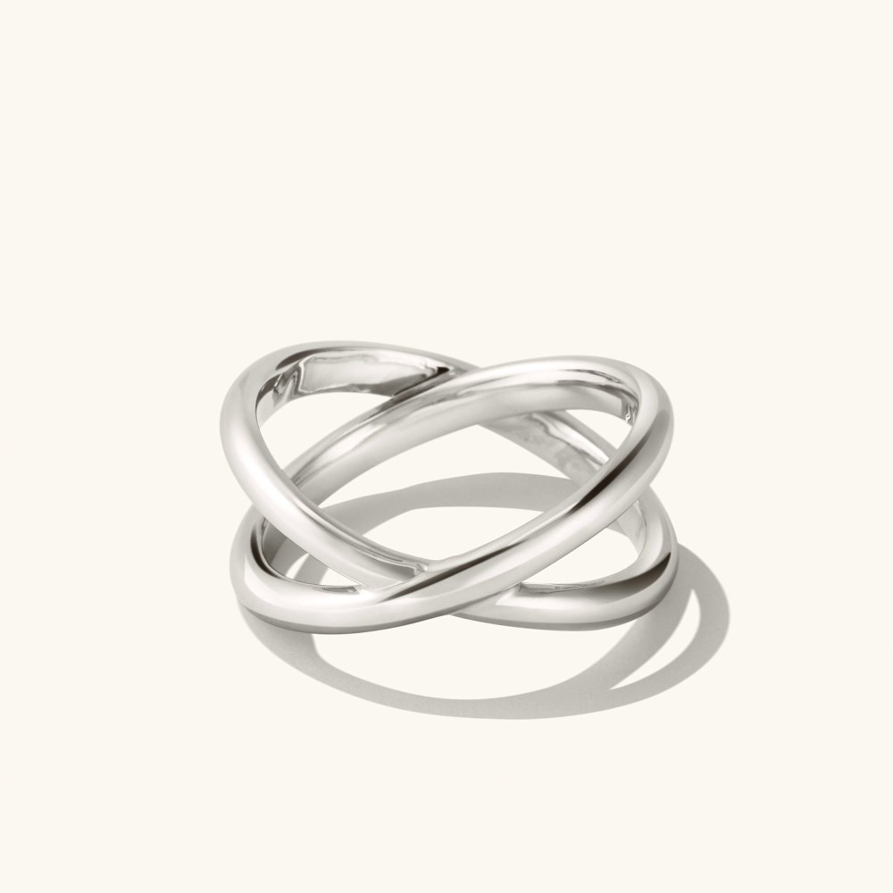 Mejuri X Ring - Sterling Silver