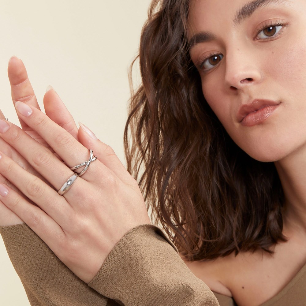 Mejuri X Ring - Sterling Silver