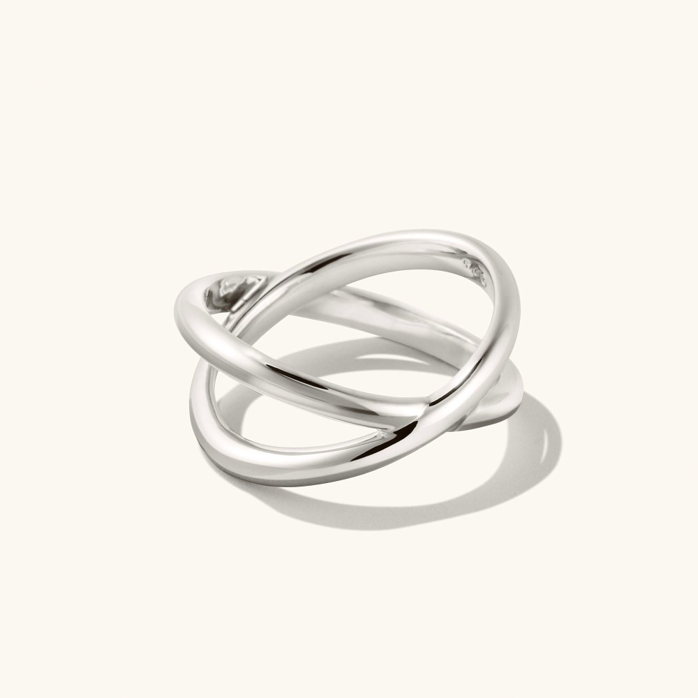 Mejuri X Ring - Sterling Silver