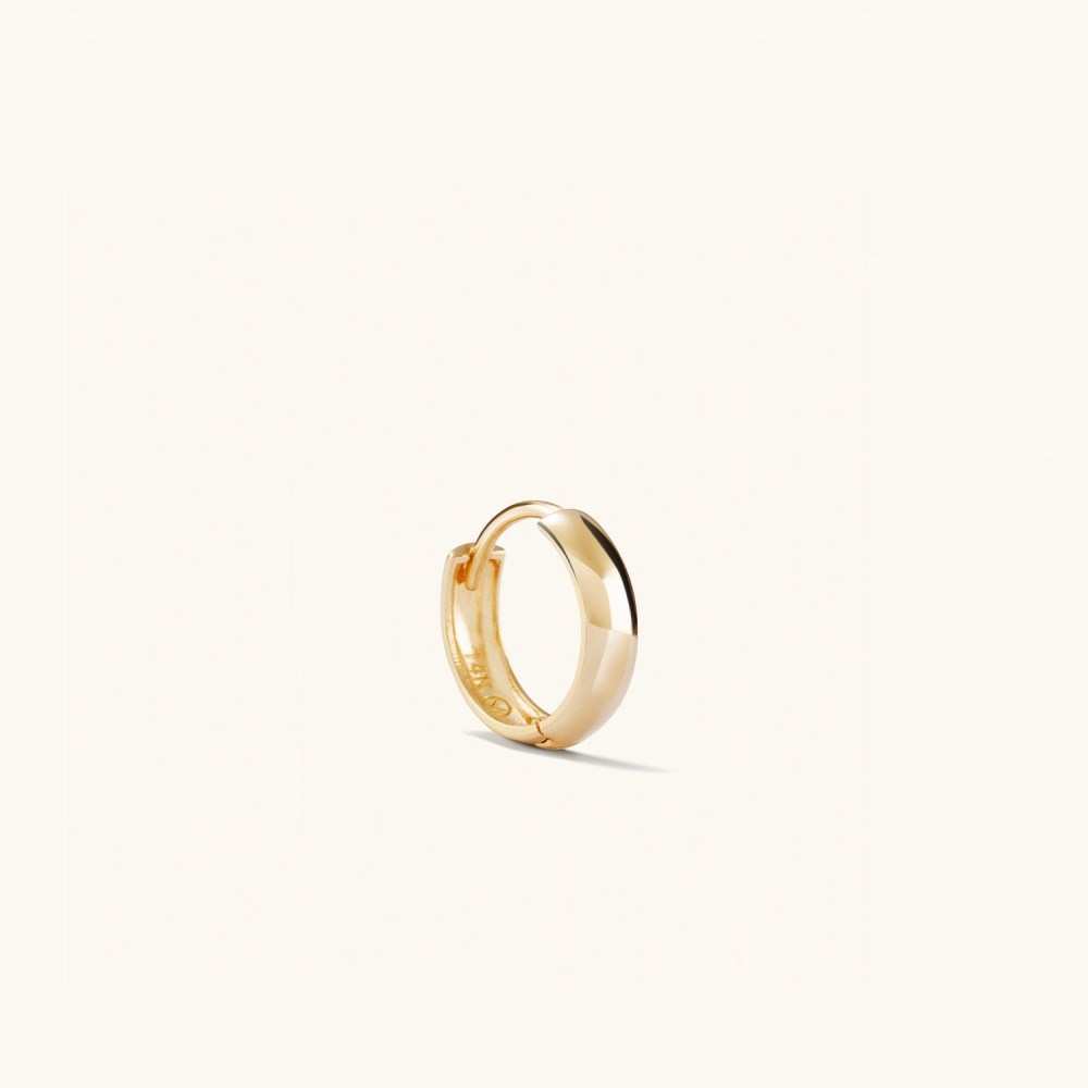Mejuri Single Bold Huggie Hoop - 14k Yellow Gold