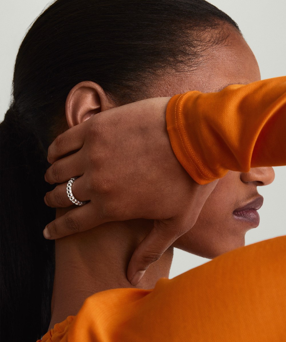 Mejuri Charlotte Slim Ring - Sterling Silver