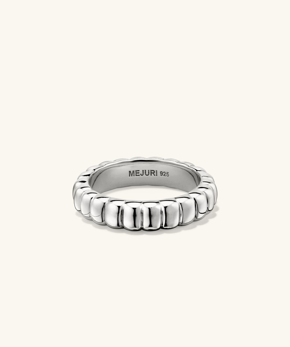 Mejuri Charlotte Slim Ring - Sterling Silver