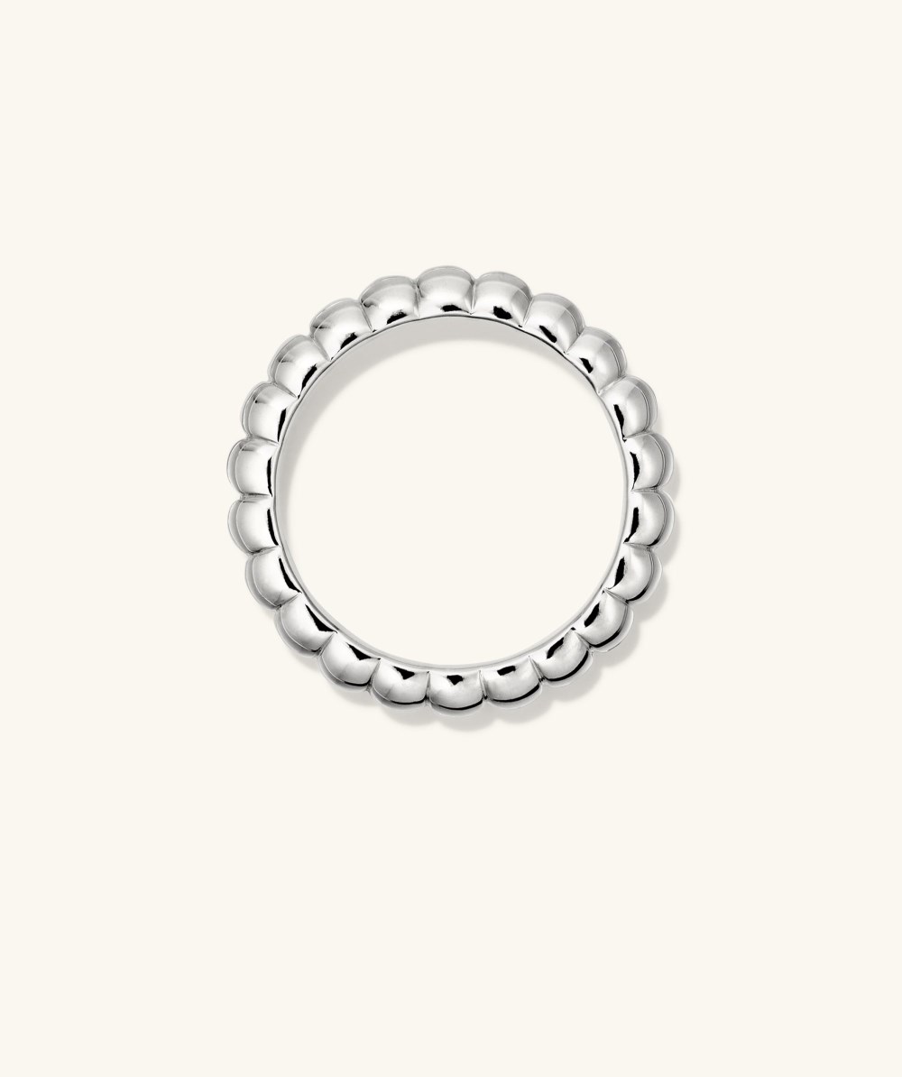 Mejuri Charlotte Slim Ring - Sterling Silver