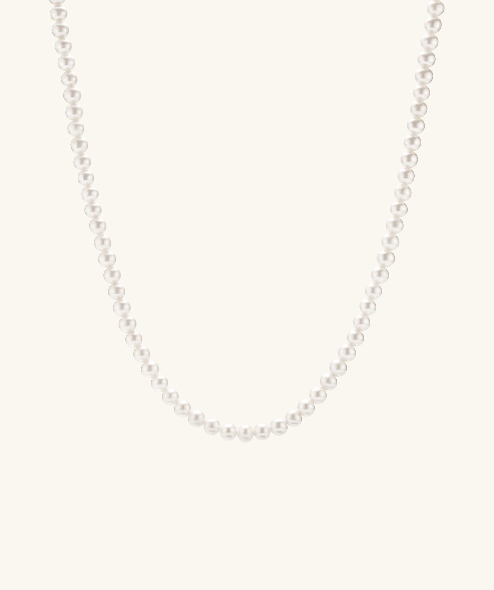Mejuri Paradigm Pearl Necklace - Sterling Silver