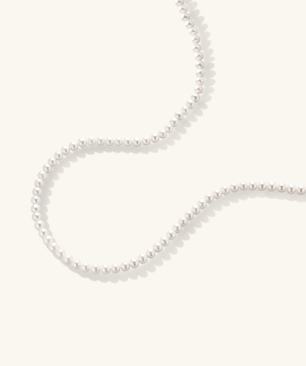 Mejuri Paradigm Pearl Necklace - Sterling Silver