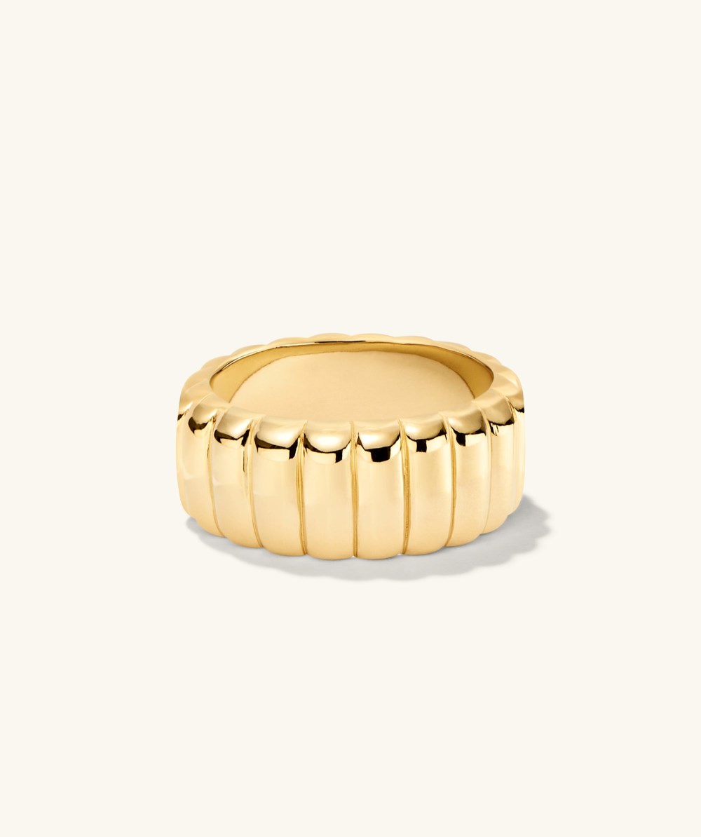 Mejuri Charlotte Bold Ring - Gold Vermeil