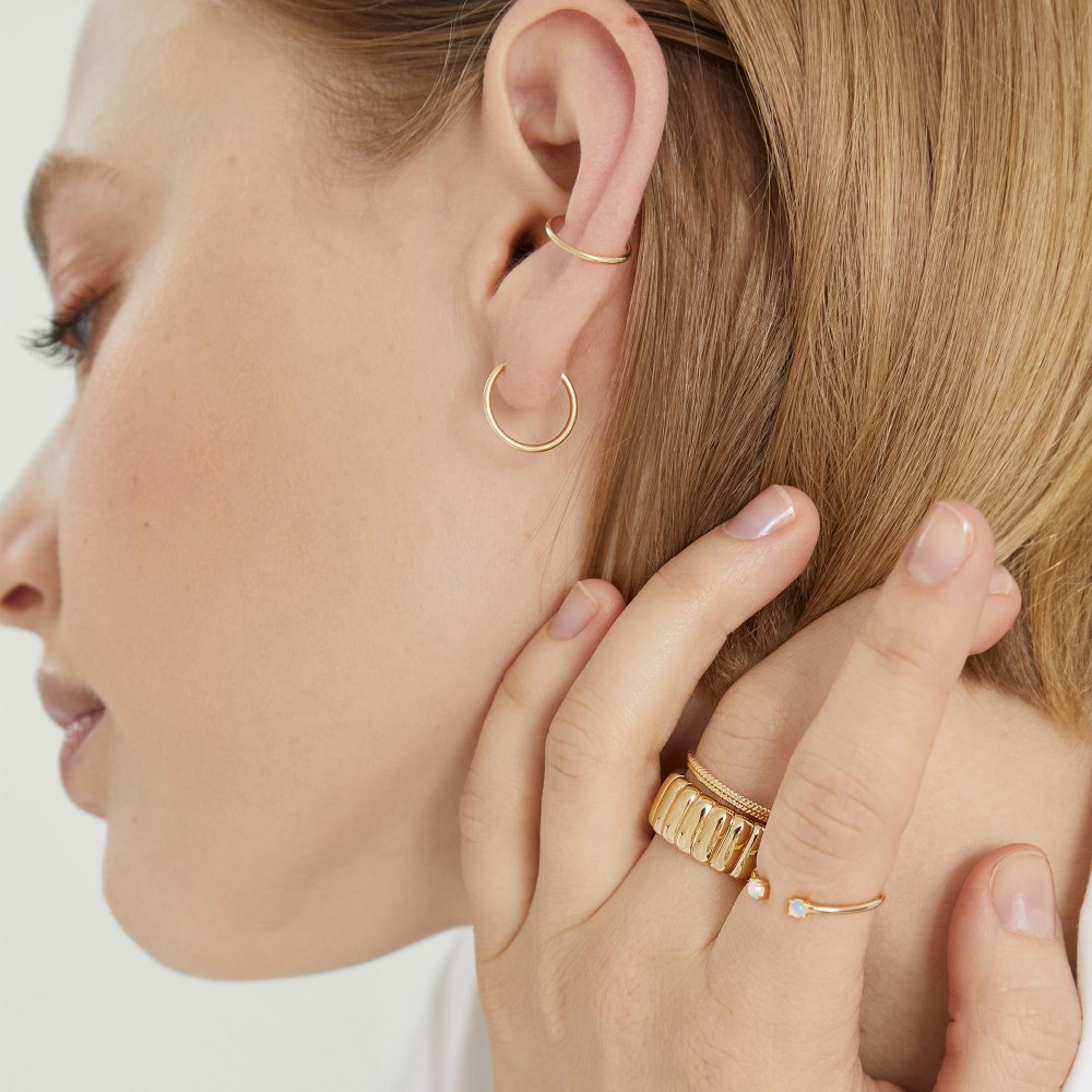 Mejuri Charlotte Bold Ring - Gold Vermeil