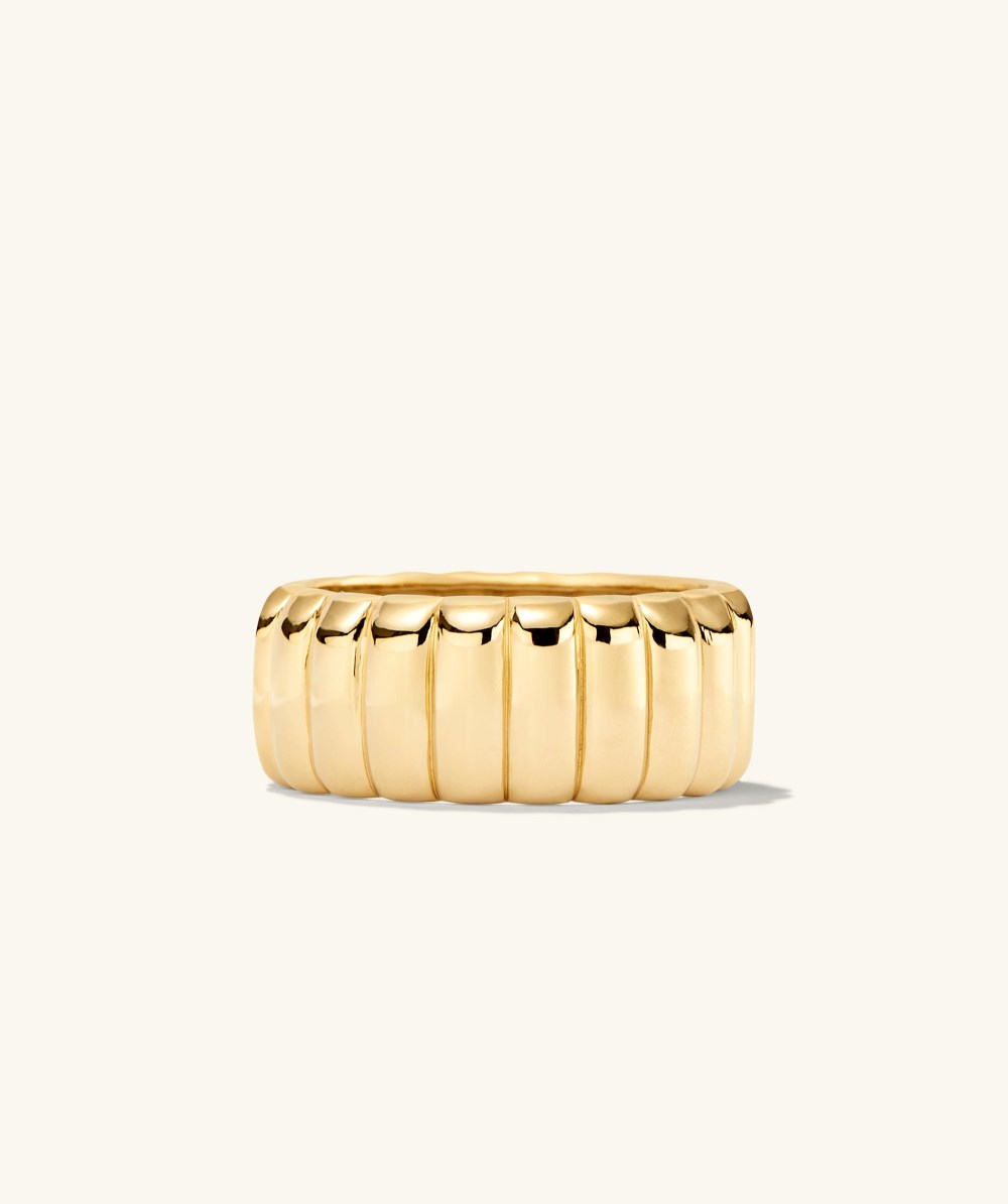 Mejuri Charlotte Bold Ring - Gold Vermeil