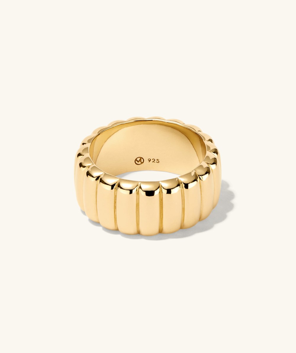 Mejuri Charlotte Bold Ring - Gold Vermeil