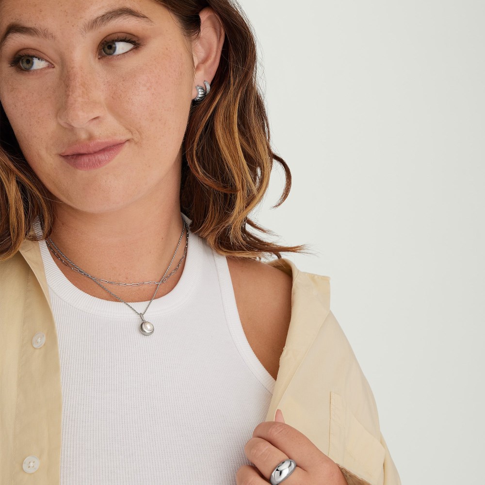 Mejuri Rope Chain Necklace - Sterling Silver