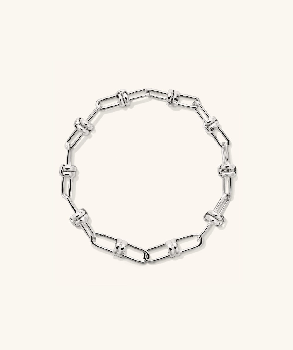 Mejuri Base Chain Convertible Bracelet - Sterling Silver