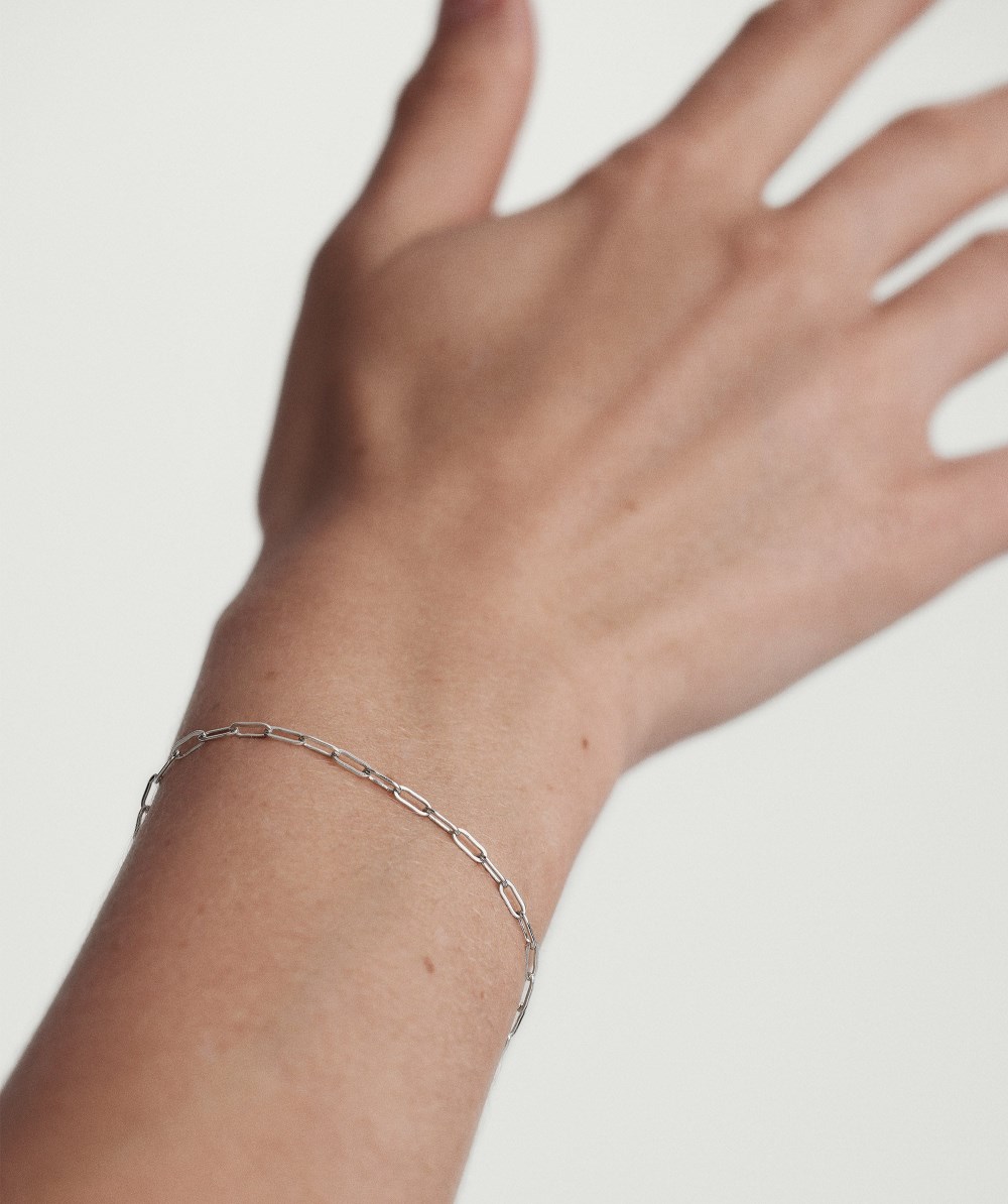 Mejuri Boyfriend Bold Bracelet - Sterling Silver