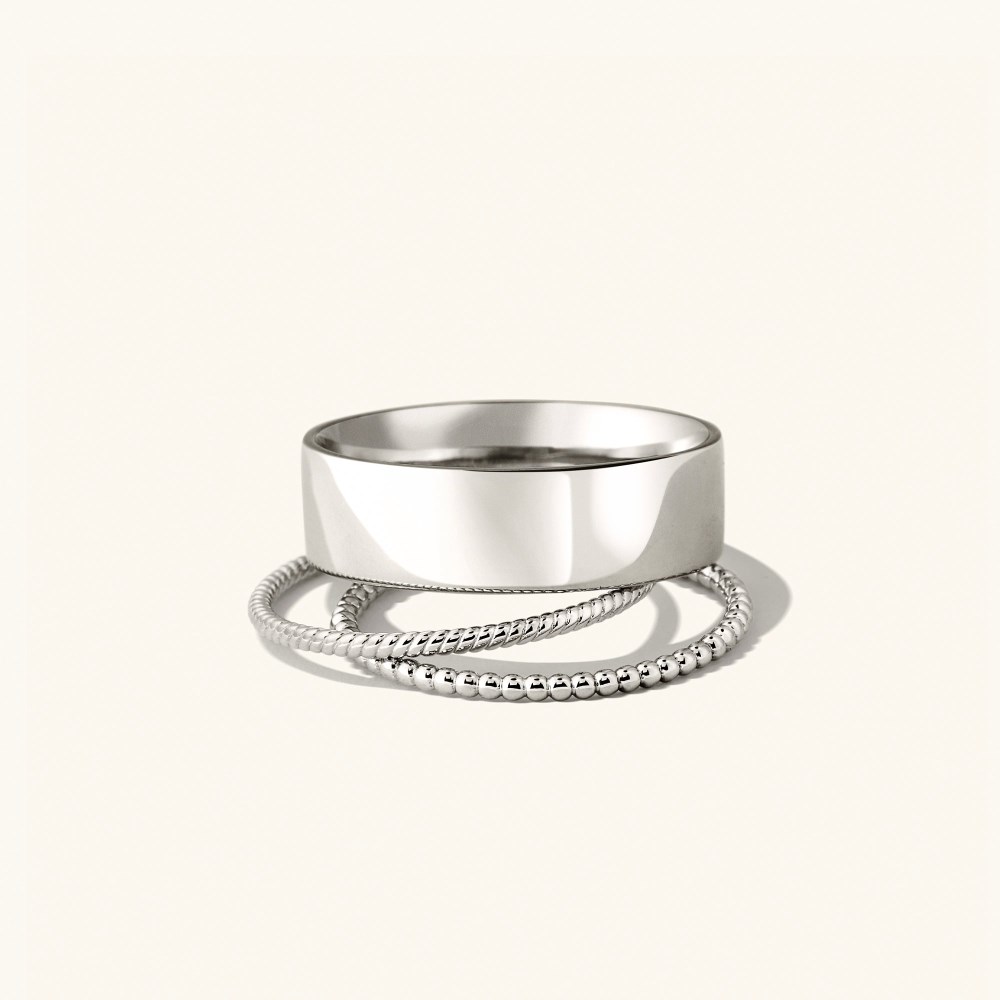 Mejuri Daily Stacker Ring - Sterling Silver