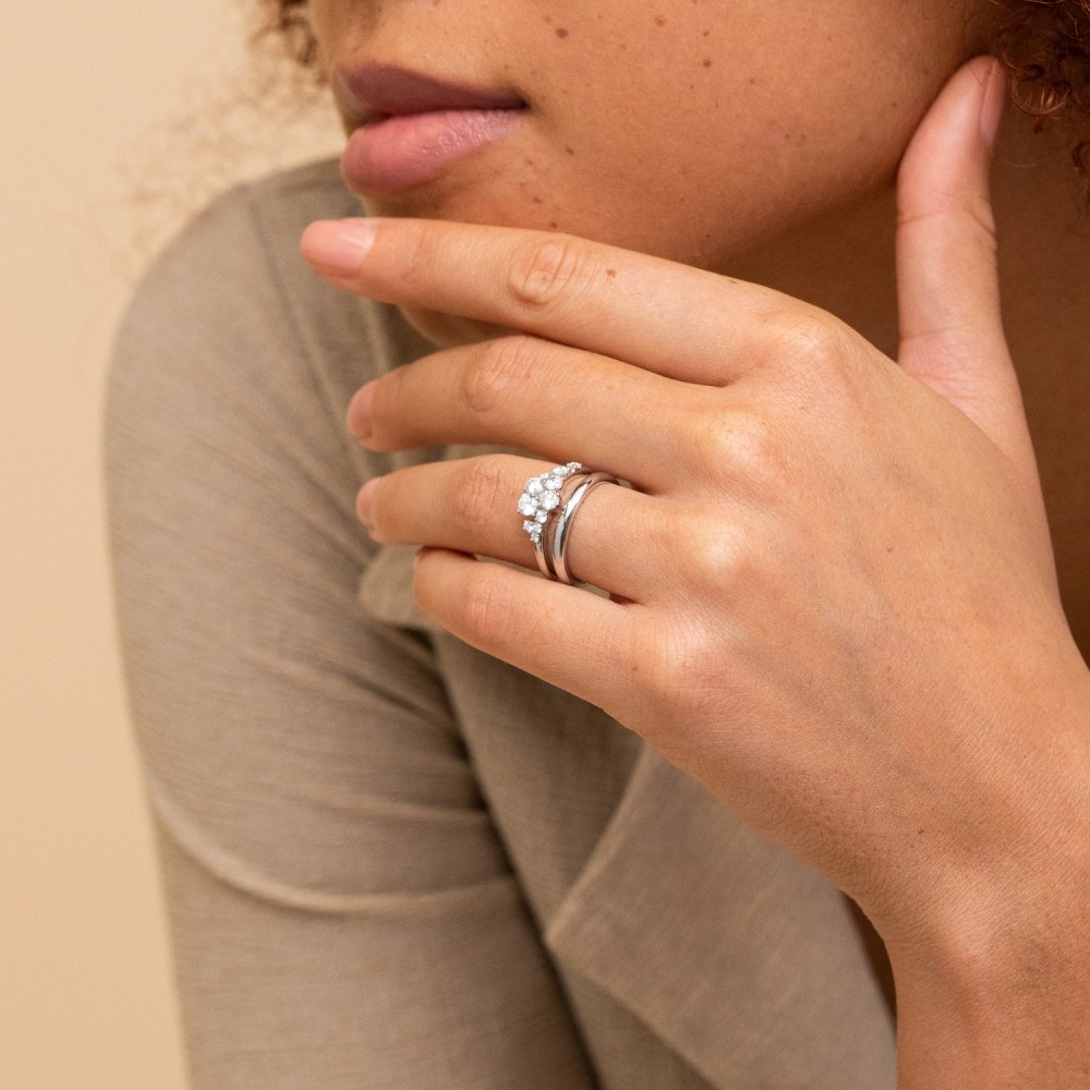 Mejuri Diamonds Cluster Ring - 14k Yellow Gold