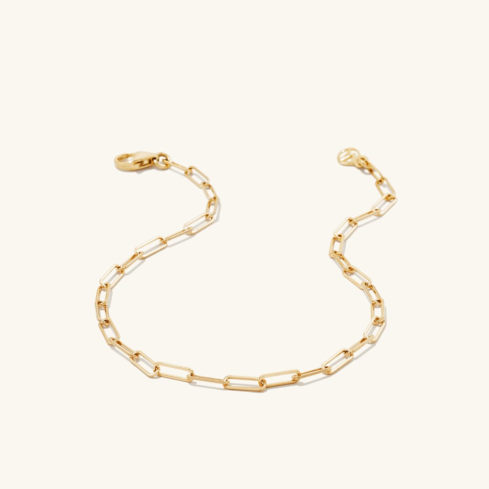 Mejuri Boyfriend Bold Bracelet - 14k Yellow Gold