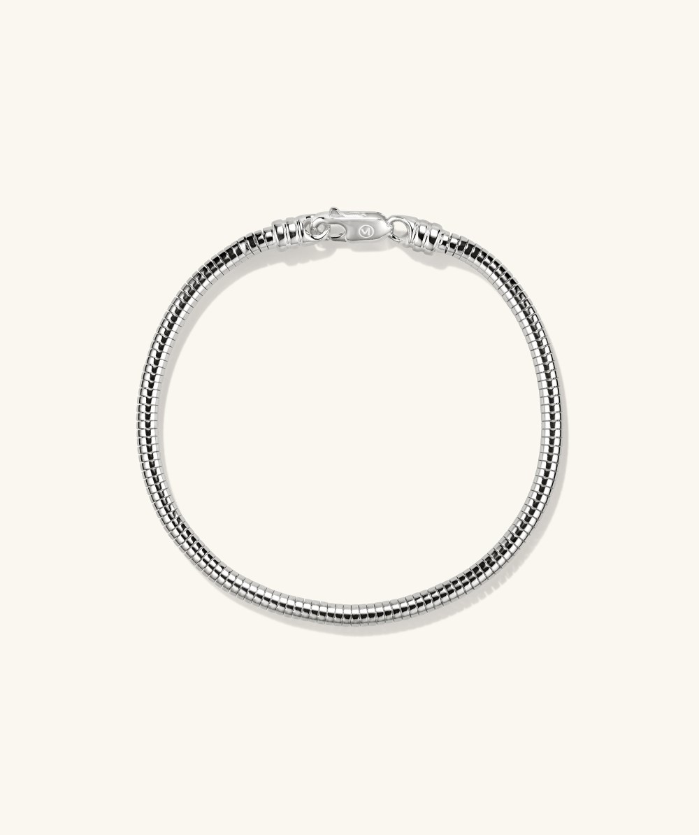 Mejuri Boa Chain Bracelet - Sterling Silver