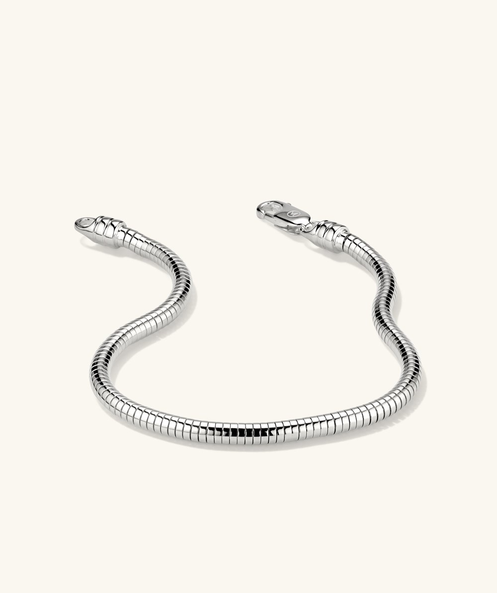 Mejuri Boa Chain Bracelet - Sterling Silver