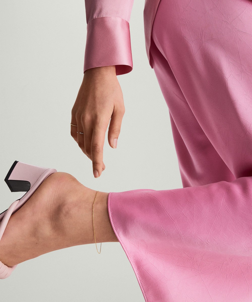 Mejuri Chain Anklet - 14k Yellow Gold