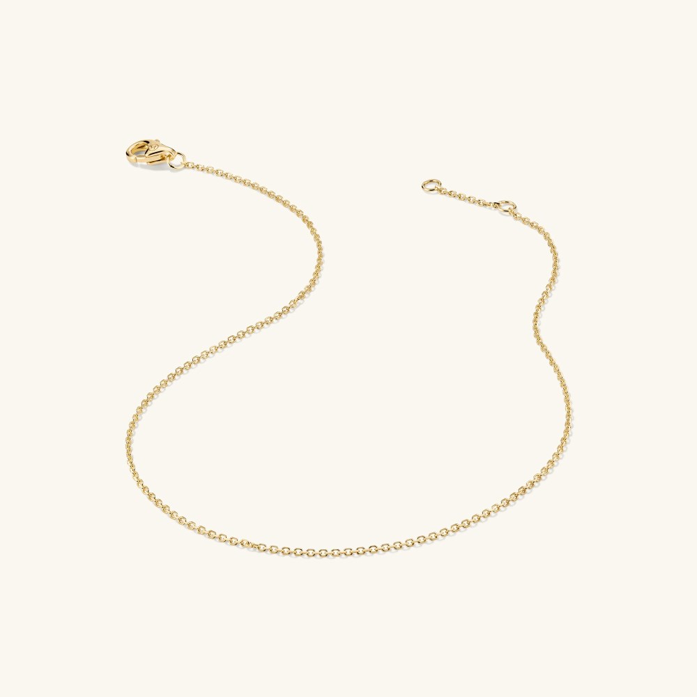 Mejuri Chain Anklet - 14k Yellow Gold