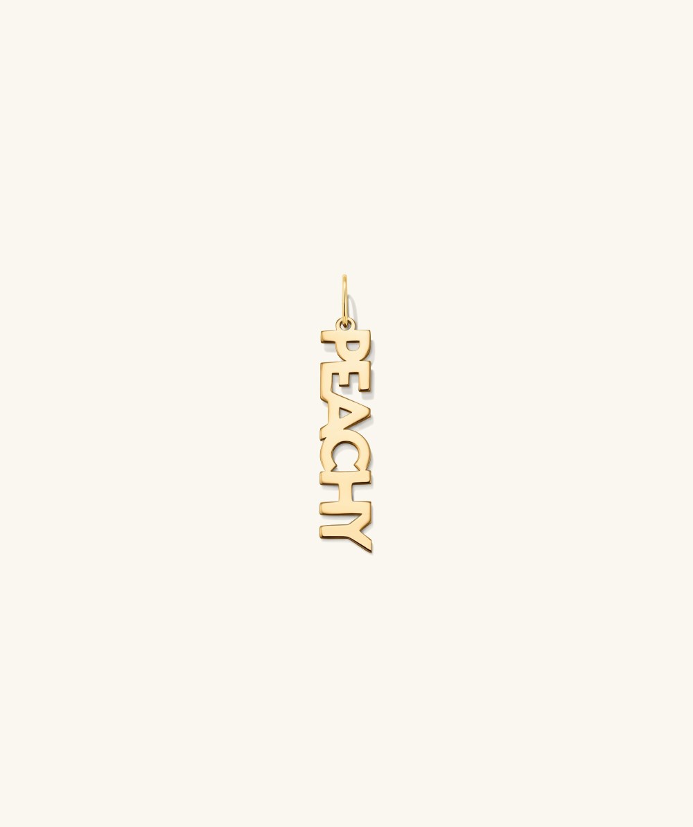 Mejuri Peachy Charm - 14k Yellow Gold