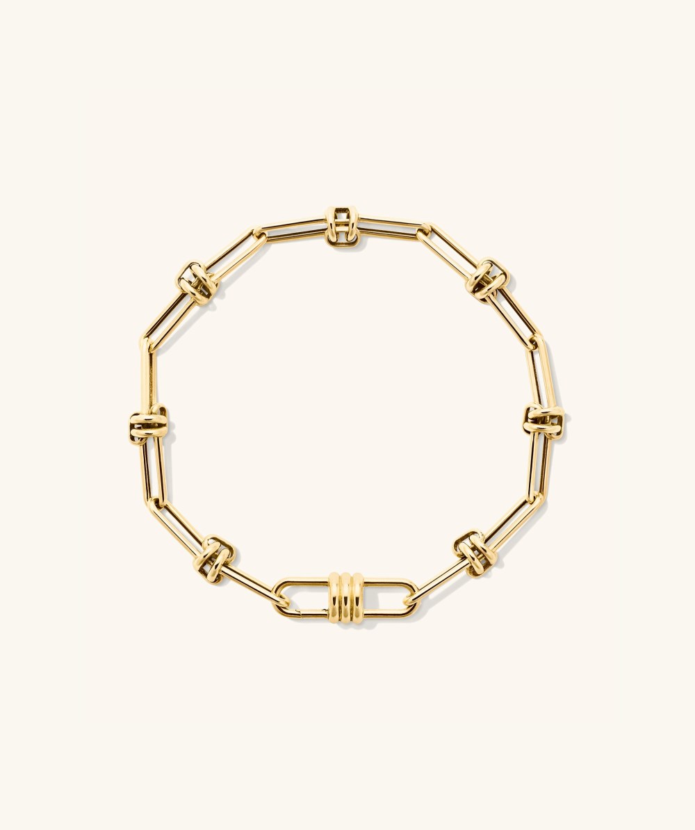 Mejuri Base Chain Bracelet - 14k Yellow Gold